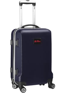 Ole Miss Rebels Navy Blue 20 Hard Shell Carry On Luggage