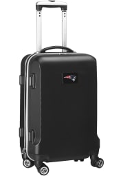New England Patriots Black 20 Hard Shell Carry On Luggage