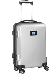 North Carolina Tar Heels Silver 20 Hard Shell Carry On Luggage