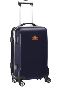 USC Trojans Navy Blue 20 Hard Shell Carry On Luggage