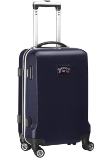 TCU Horned Frogs Navy Blue 20 Hard Shell Carry On Luggage