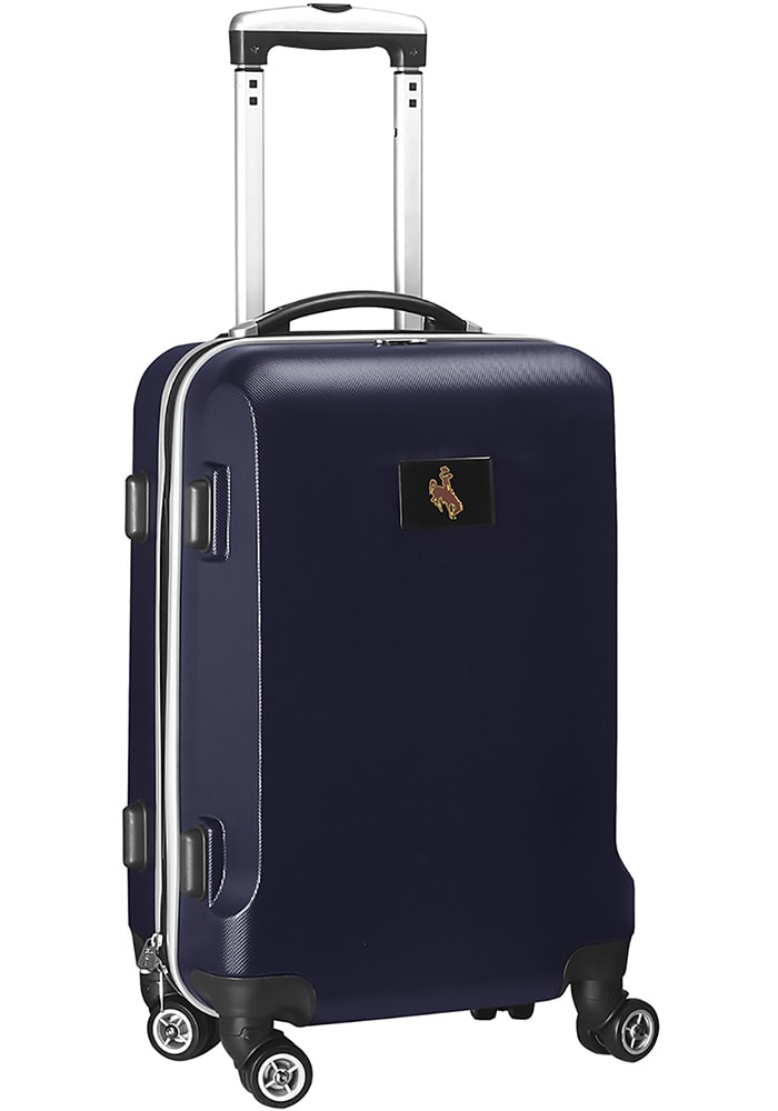 Wyoming Cowboys Navy Blue 20 Hard Shell Carry On Luggage