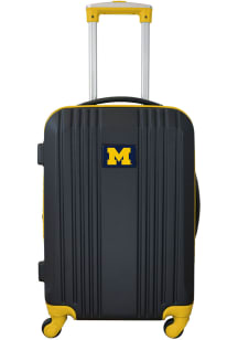 Michigan Wolverines Yellow 21 Two Tone Luggage