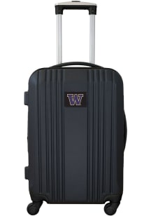 21 Two Tone Washington Huskies Luggage - Black