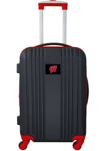 21 Two Tone Wisconsin Badgers Luggage - Red