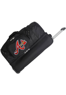 Atlanta Braves Black 27 Rolling Duffel Luggage