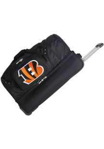 Cincinnati Bengals Black 27 Rolling Duffel Luggage