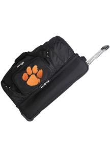 Clemson Tigers Black 27 Rolling Duffel Luggage
