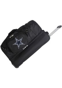 Dallas Cowboys Black 27 Rolling Duffel Luggage