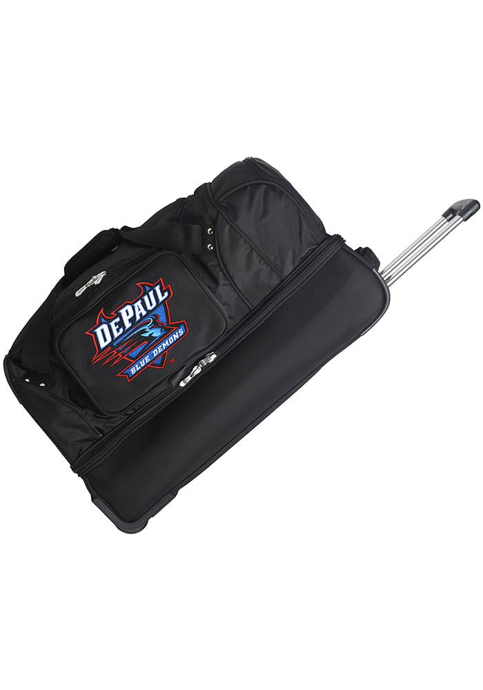DePaul Blue Demons Black 27 Rolling Duffel Luggage