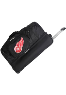 Detroit Red Wings Black 27 Rolling Duffel Luggage