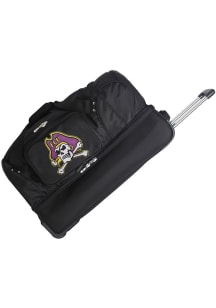 East Carolina Pirates Black 27 Rolling Duffel Luggage