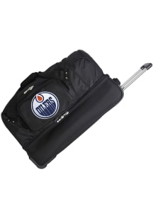 Edmonton Oilers Black 27 Rolling Duffel Luggage