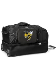 GA Tech Yellow Jackets Black 27 Rolling Duffel Luggage