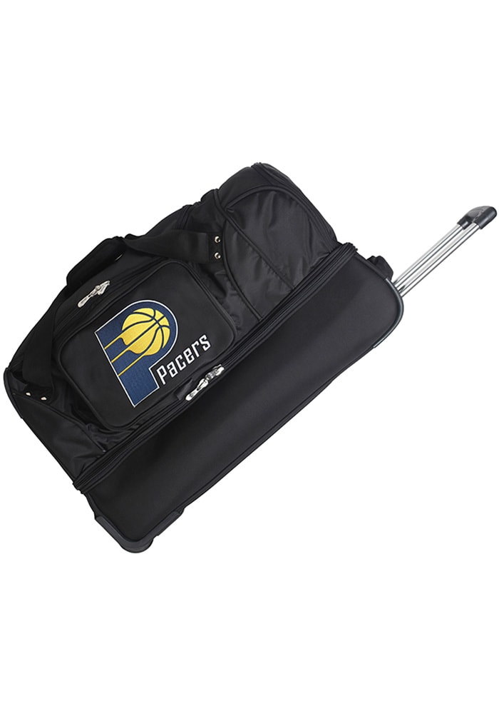 Indiana Pacers Black 27 Rolling Duffel Luggage