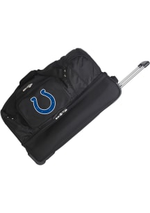 Indianapolis Colts Black 27 Rolling Duffel Luggage