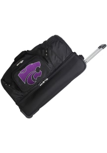 K-State Wildcats Black 27 Rolling Duffel Luggage