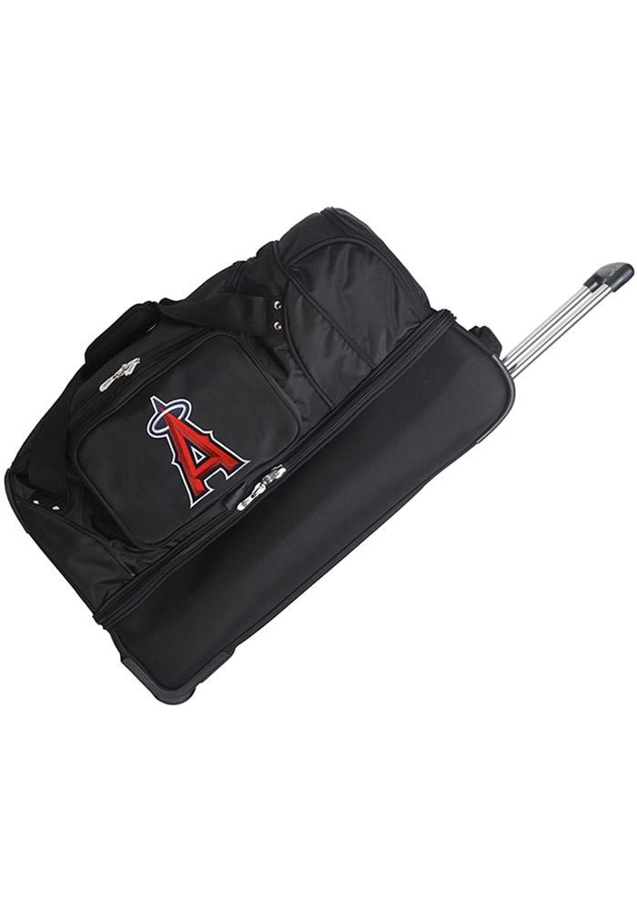 Los Angeles Angels Black 27 Rolling Duffel Luggage