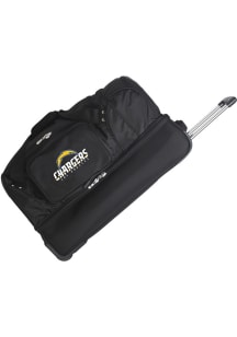 Los Angeles Chargers Black 27 Rolling Duffel Luggage