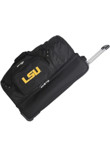LSU Tigers Black 27 Rolling Duffel Luggage