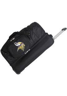 Minnesota Vikings Black 27 Rolling Duffel Luggage