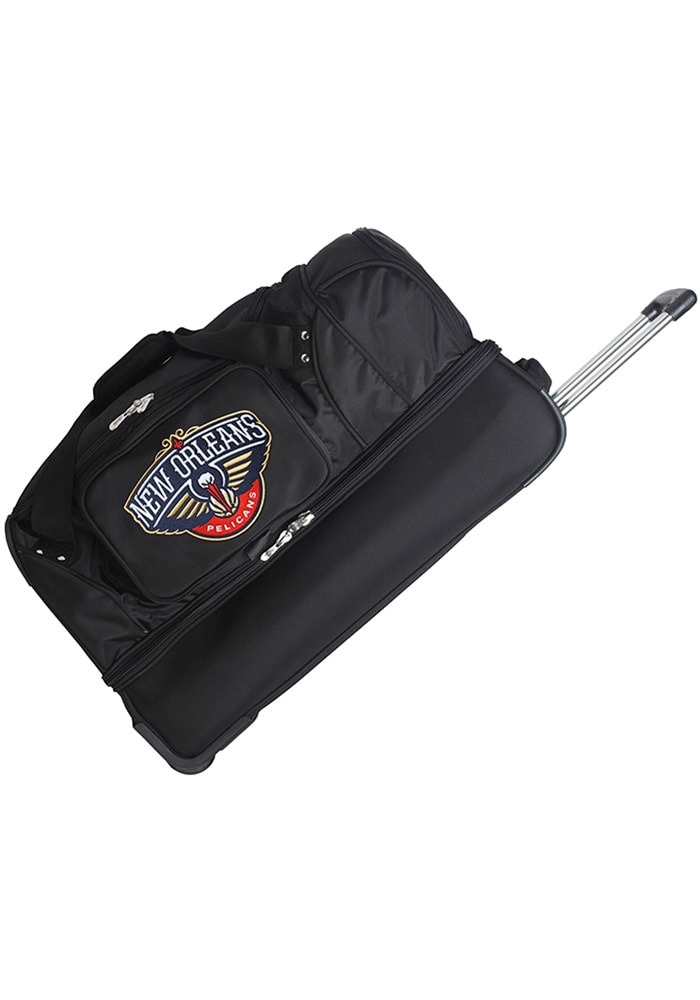 New Orleans Pelicans Black 27 Rolling Duffel Luggage