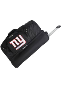 New York Giants Black 27 Rolling Duffel Luggage