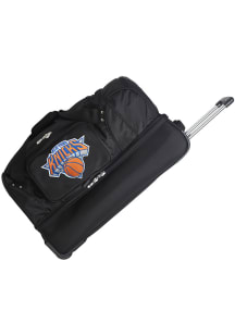New York Knicks Black 27 Rolling Duffel Luggage