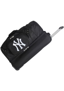 New York Yankees Black 27 Rolling Duffel Luggage