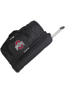 Ohio State Buckeyes Black 27 Rolling Duffel Luggage