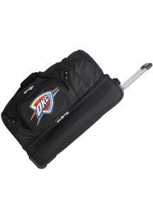 Oklahoma City Thunder Black 27 Rolling Duffel Luggage