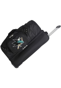 San Jose Sharks Black 27 Rolling Duffel Luggage