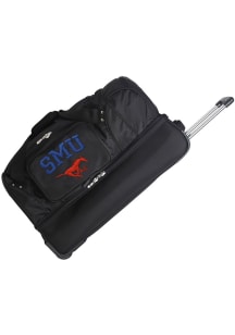 SMU Mustangs Black 27 Rolling Duffel Luggage