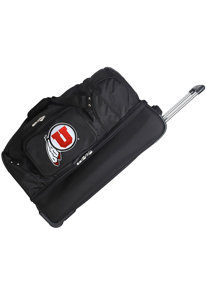 Utah Utes Black 27 Rolling Duffel Luggage