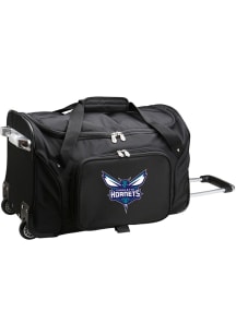 Charlotte Hornets Black 22 Rolling Duffel Luggage