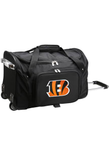 Cincinnati Bengals Black 22 Rolling Duffel Luggage