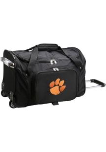 Clemson Tigers Black 22 Rolling Duffel Luggage