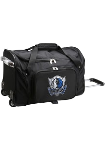Dallas Mavericks Black 22 Rolling Duffel Luggage