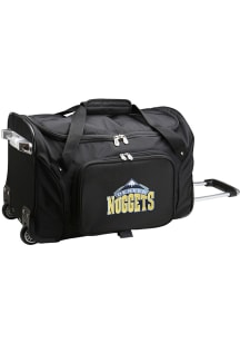 Denver Nuggets Black 22 Rolling Duffel Luggage