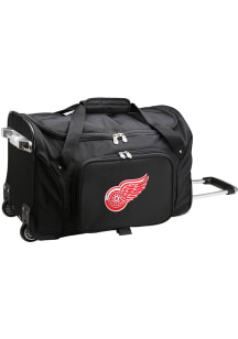 Detroit Red Wings Black 22 Rolling Duffel Luggage