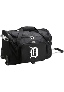 Detroit Tigers Black 22 Rolling Duffel Luggage