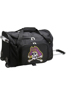 East Carolina Pirates Black 22 Rolling Duffel Luggage