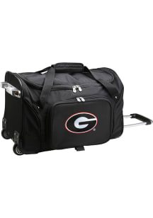 Georgia Bulldogs Black 22 Rolling Duffel Luggage