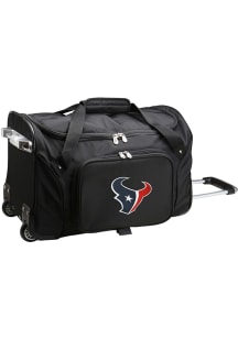 Houston Texans Black 22 Rolling Duffel Luggage