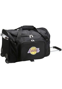 Los Angeles Lakers Black 22 Rolling Duffel Luggage