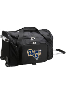 Los Angeles Rams Black 22 Rolling Duffel Luggage