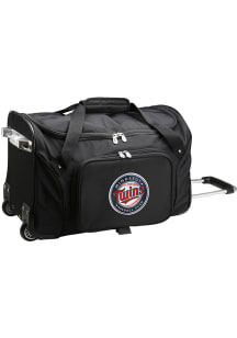 Minnesota Twins Black 22 Rolling Duffel Luggage