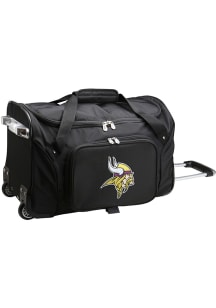 Minnesota Vikings Black 22 Rolling Duffel Luggage