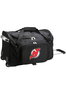 New Jersey Devils Black 22 Rolling Duffel Luggage