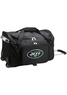New York Jets Black 22 Rolling Duffel Luggage